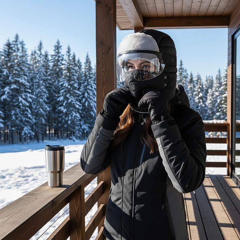 Unisex Winter Warm Face Cover  - огляд і ціна Winter Cycling Commute