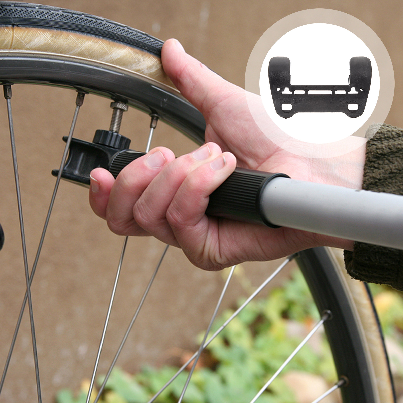 Professional Bike Inflator Rac - огляд і ціна Bike Pump Frame Mount