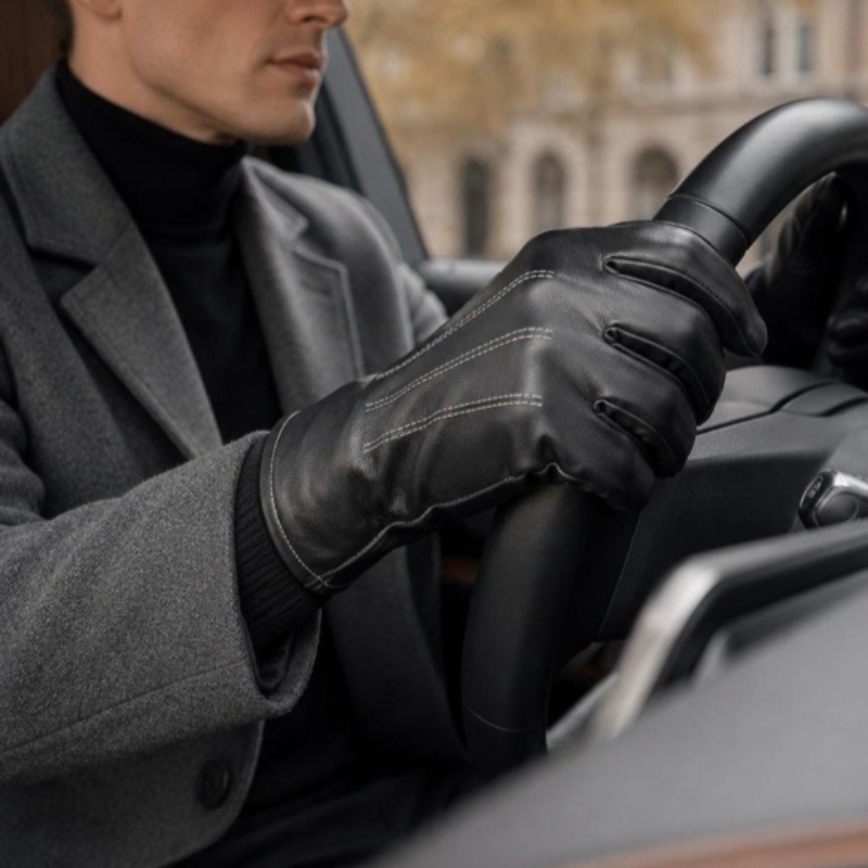 Thermal PU Leather Gloves Unis - огляд і ціна Winter Cycling Commute
