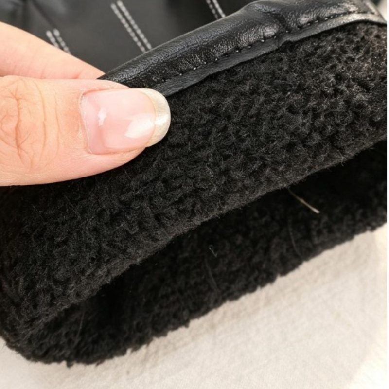 Thermal PU Leather Gloves Unis - огляд і ціна Winter Cycling Commute